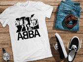 Abba 48th Anniversary 1972 - 2020 t-shirt Abba band t-shirt tee top shirt