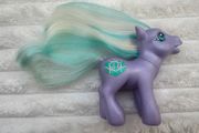 2002 My Little Pony G3 Razzaroo Hasbro MLP Purple Birthday Present Damaged approx. 11 cm.  Used Please see photos