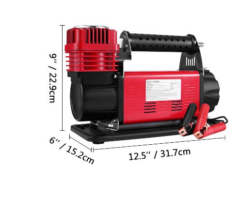 BRAND NEW 12V Air Compressor Car Inflator Pump 150PSI Single Cylinder RV Motorcycle Tire Air Pump Portable Tire Pump Car Accessories