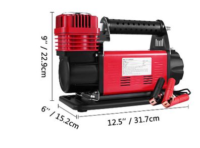 BRAND NEW 12V Air Compressor Car Inflator Pump 150PSI Single Cylinder RV Motorcycle Tire Air Pump Portable Tire Pump Car Accessories