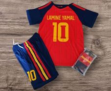 Spain (lamine Yamal 10) World Cup Kit 6/7,7/8 ,8/9 Yrs