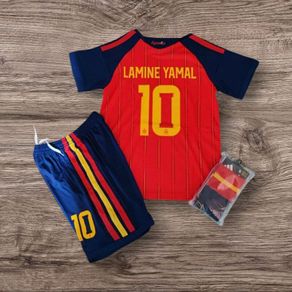 Spain (lamine Yamal 10) World Cup Kit 6/7,7/8 ,8/9 Yrs