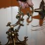 Antique Louis XVI Style Gilt Brass Lantern H-18" Image 3