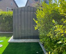 Steel shed