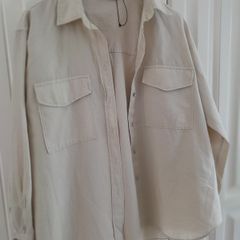 ZARA Over Shirt, 52%Linen 48% Cotton.