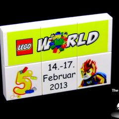Lego World Fair Promotion Set Puzzle Tile from Denmark 2013 A Rare Promotion Set From Private Collection Collected At The Lego World Fair in Bella Center Copenhagen Denmark February 2013 RARE AND HARD TO FIND