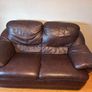 Leather 2 Seater Couch Image 2