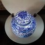 Blue/ White Ginger Jar Image 3