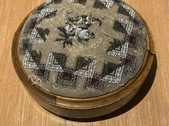 Antique Victorian Ladies Footstool