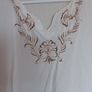 White Embroidered Blouse Image 2