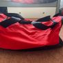 Red Nike sports duffel bag Image 3