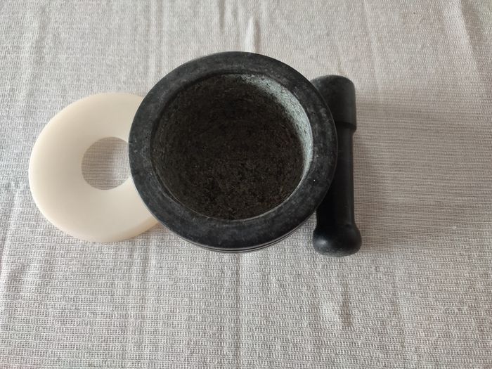 Granite pestle and mortar
