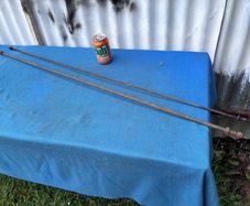 2 cast iron Garden bench support bars