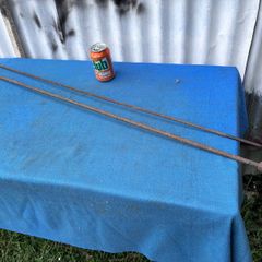 2 cast iron Garden bench support bars