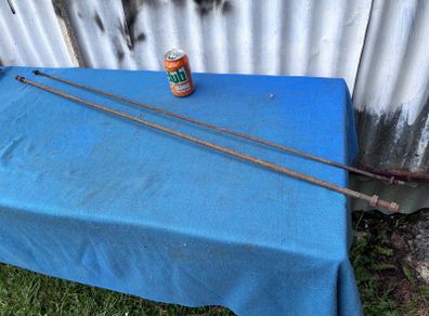 2 cast iron Garden bench support bars