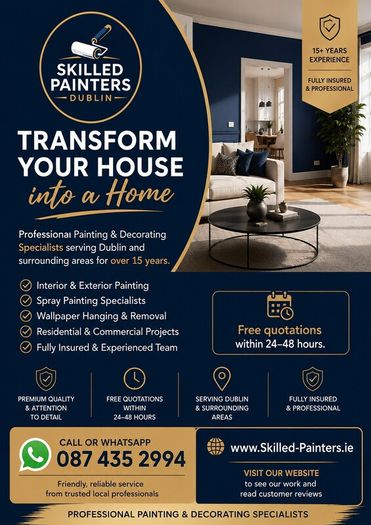 Skilled Painters Decorators Dublin
