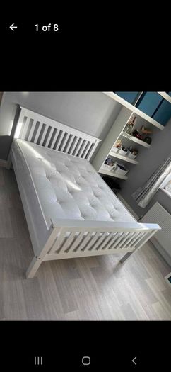 double bed and mattress