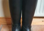 regent pro euro leather riding boots size 8