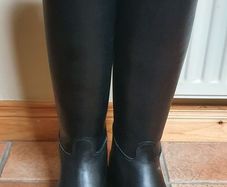 regent pro euro leather riding boots size 8
