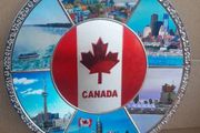 Vintage Metal Canadian Wall Plaque