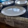 18 Piece of Antique Delf including 2 Lidded Tureen, 2 Platter Plates, Gravy Boat and Plates Image 8