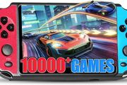 Retro Games Console: 10,000+ Preloaded Games, 5.1" HD Display, Handheld Game Console