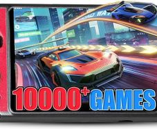 Retro Games Console: 10,000+ Preloaded Games, 5.1" HD Display, Handheld Game Console