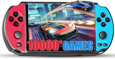 Retro Games Console: 10,000+ Preloaded Games, 5.1" HD Display, Handheld Game Console