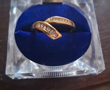 Gold colour Dress ring