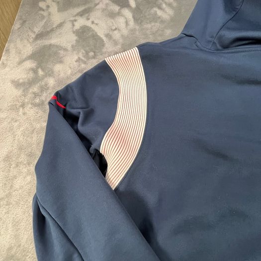 Nike New England Patriots NFL Authentic Therma-FIT Hoodie Mens M Navy