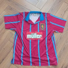 Aston villa retro jersey score draw
