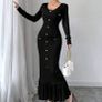 Black long sleeve dress Image 6