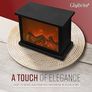 NEW SALE | Electric Fire, Electric Fireplace | Fireplace with LED Flame Effect | Battery Powered Lamp Image 4