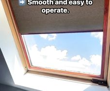 Skylight blinds for your roof window.