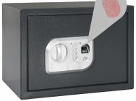 main image for ad Digital Safe with Fingerprint Dark Grey 35x25x25 cm