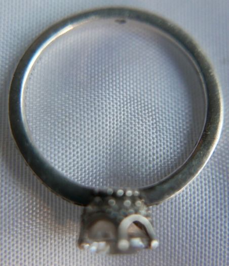 Authentic PANDORA 925 Sterling Silver Clear CZ Sparkling Crown Ring size P