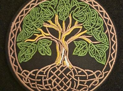 Tree of life, cloth patch.