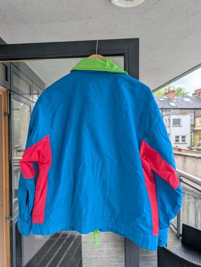 Vintage Columbia 90s Rainbow Puffer Ski Coat Lined Jacket