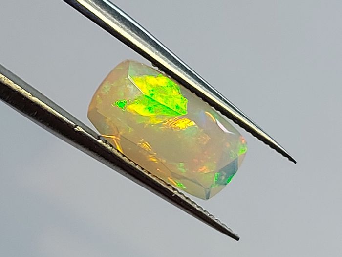 Faceted Ethiopian opal 1.19 ct