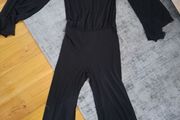 Black Flare sleeve Jumpsuit M