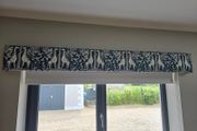 Roller Blind with Upholstered Pelmet