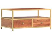 Coffee Table 90x50x40 cm Solid Acacia Wood