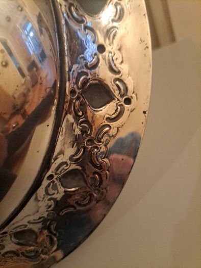 Beautiful Silver dish with handle
