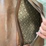 Real Leather Messenger Bag Vintage Brown Laptop Shoulder Bag Image 5