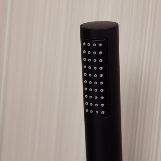 Waterfall Bath Shower Mixer Tap & Shower Set | Matt Black