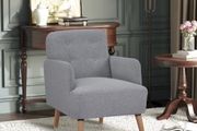 Upholstered Armchair, Grey