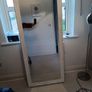 Large white, baroque style, ornate full length mirror Image 4