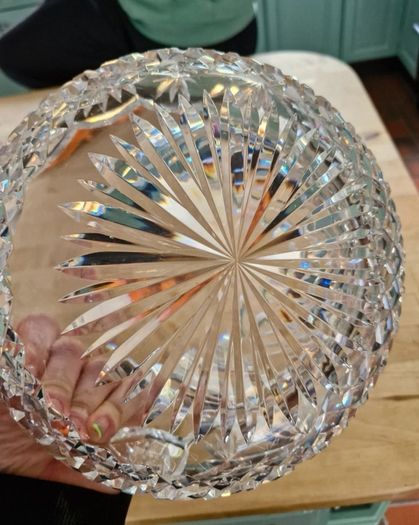 Stunning Vintage 9inch Waterford Crystal Serving Bowl