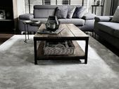 Shaggy Rug Furry Grey or Green 200 x 290 cm  Soft Fluff-Free Pile