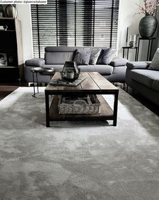 Shaggy Rug Furry Grey or Green 200 x 290 cm  Soft Fluff-Free Pile
